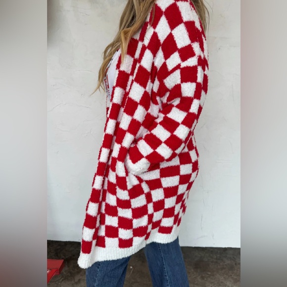 BLAKELEY Cloud Checkered Cardigan